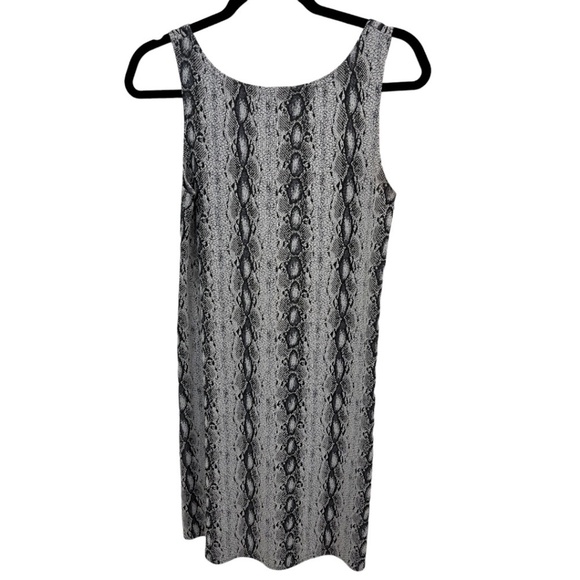 Jalate Sleeveless Stretch Knit Snakeskin Tank Dress Size Medium - Picture 1 of 5